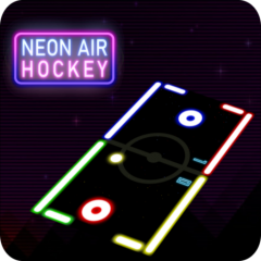 Neon Air Hockey